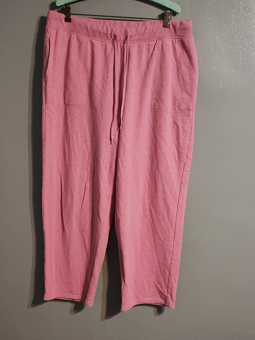 Pink Ankle Sweat Pants